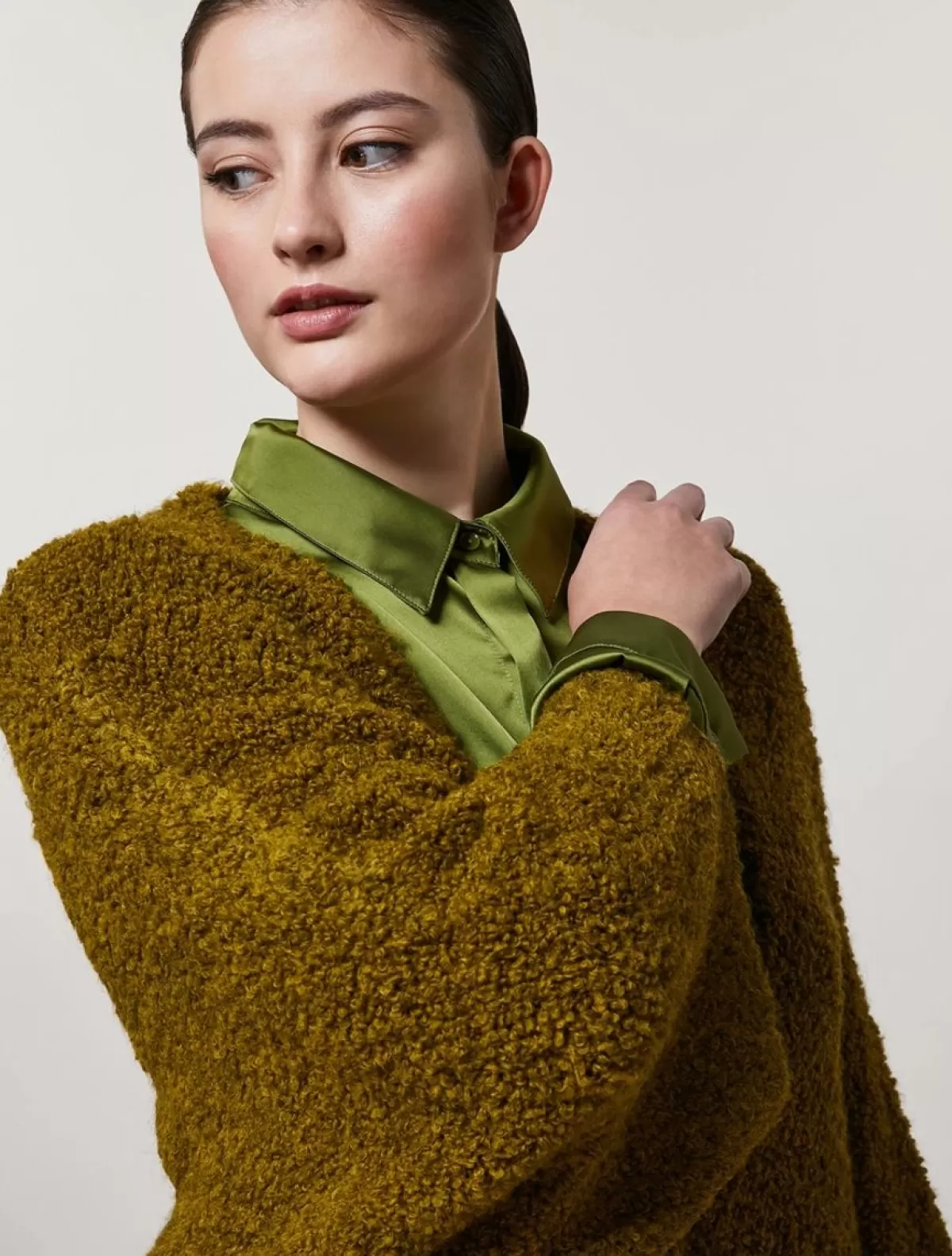 Cardigan Boucle<Marina Rinaldi Sale