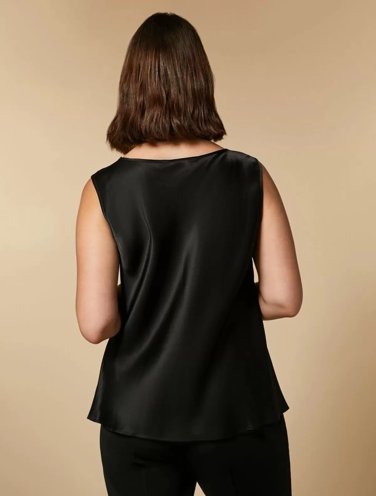 Haut Drape En Satin<Marina Rinaldi Clearance