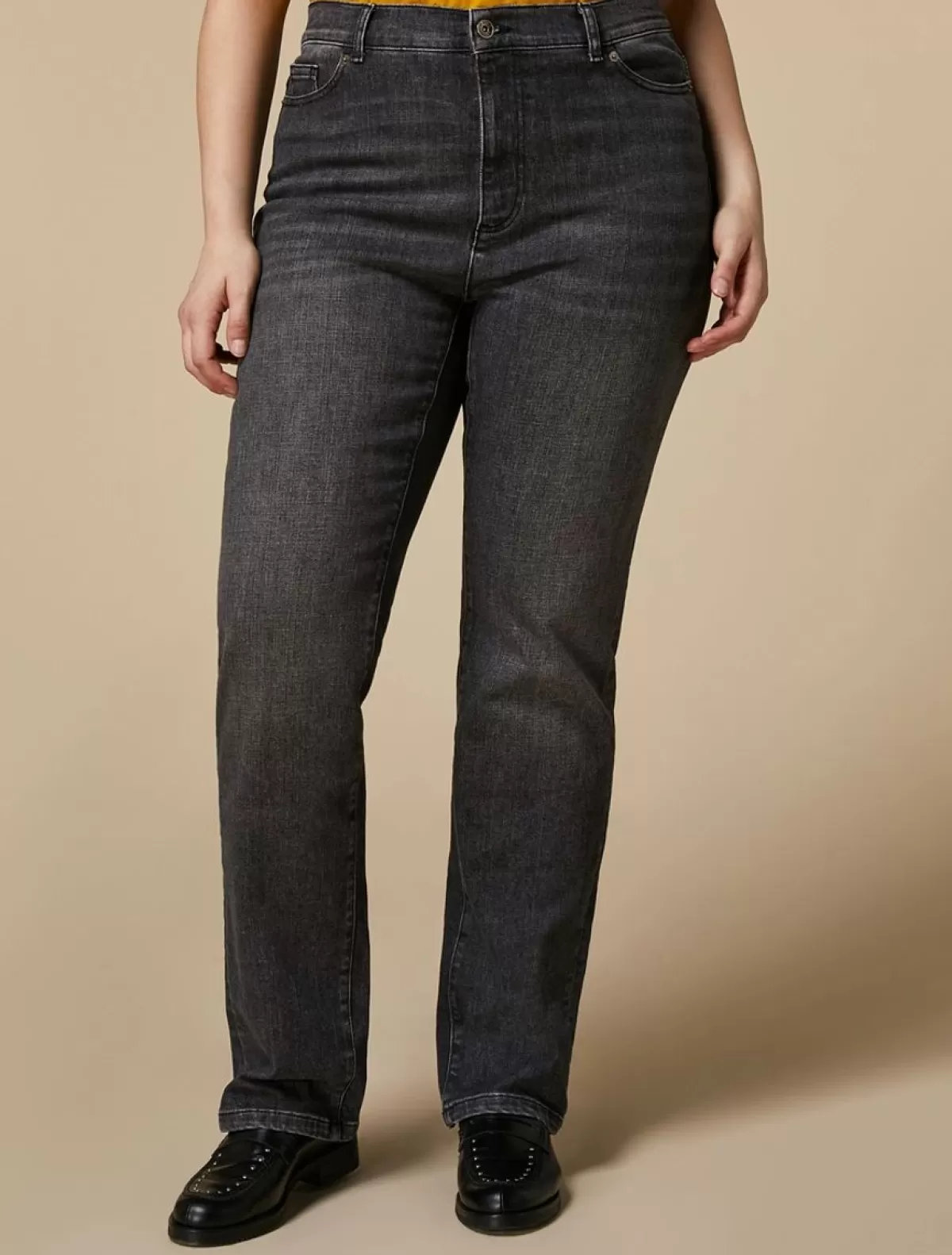 Jean Regulier En Denim Stretch<Marina Rinaldi Cheap