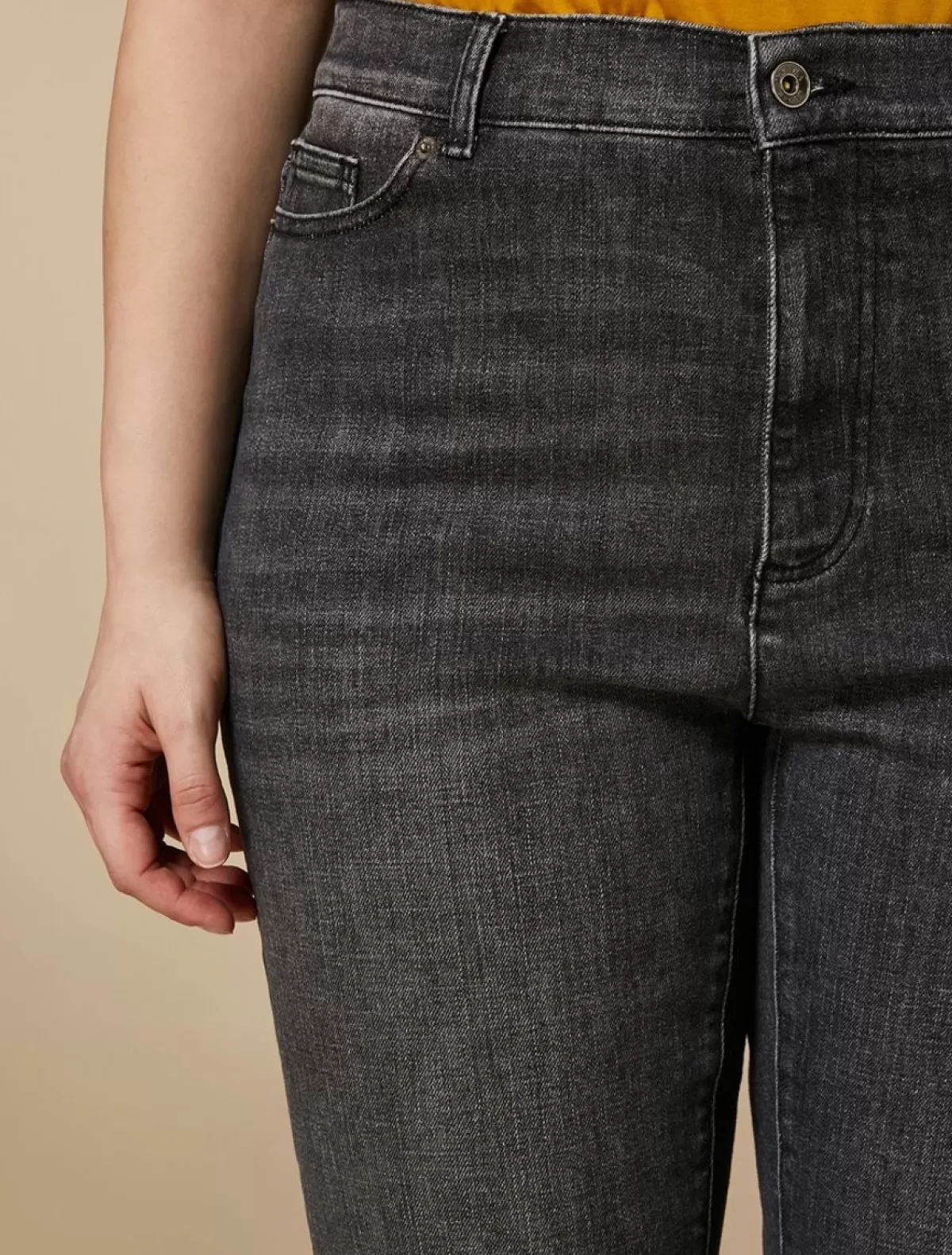 Jean Regulier En Denim Stretch<Marina Rinaldi Cheap