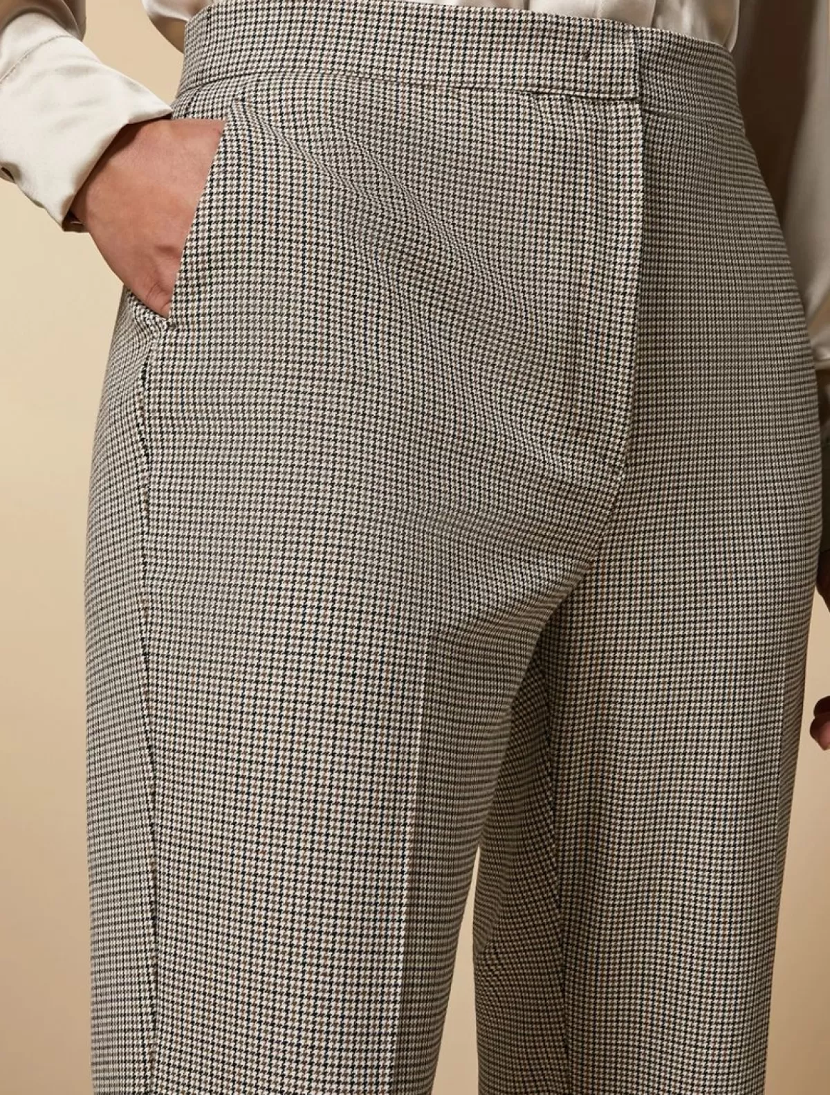 Pantalon A Motif A Carreaux<Marina Rinaldi Shop