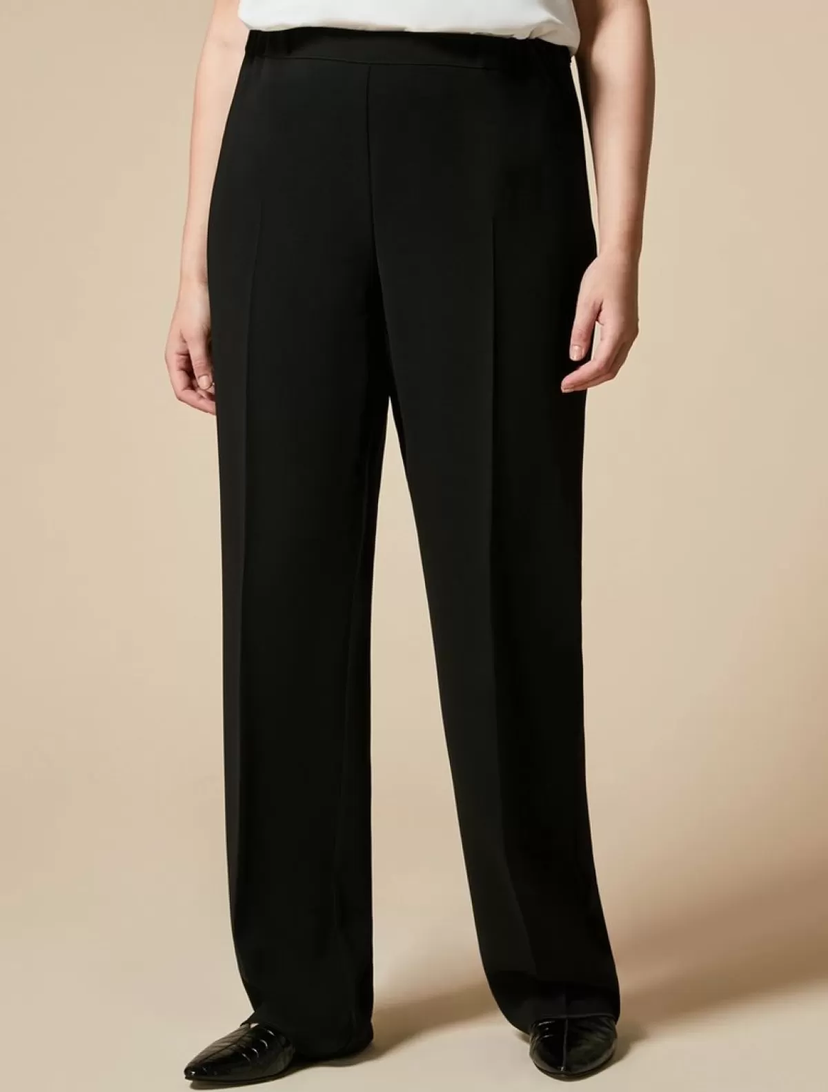 Pantalon Cigarette En Triacetate<Marina Rinaldi Sale