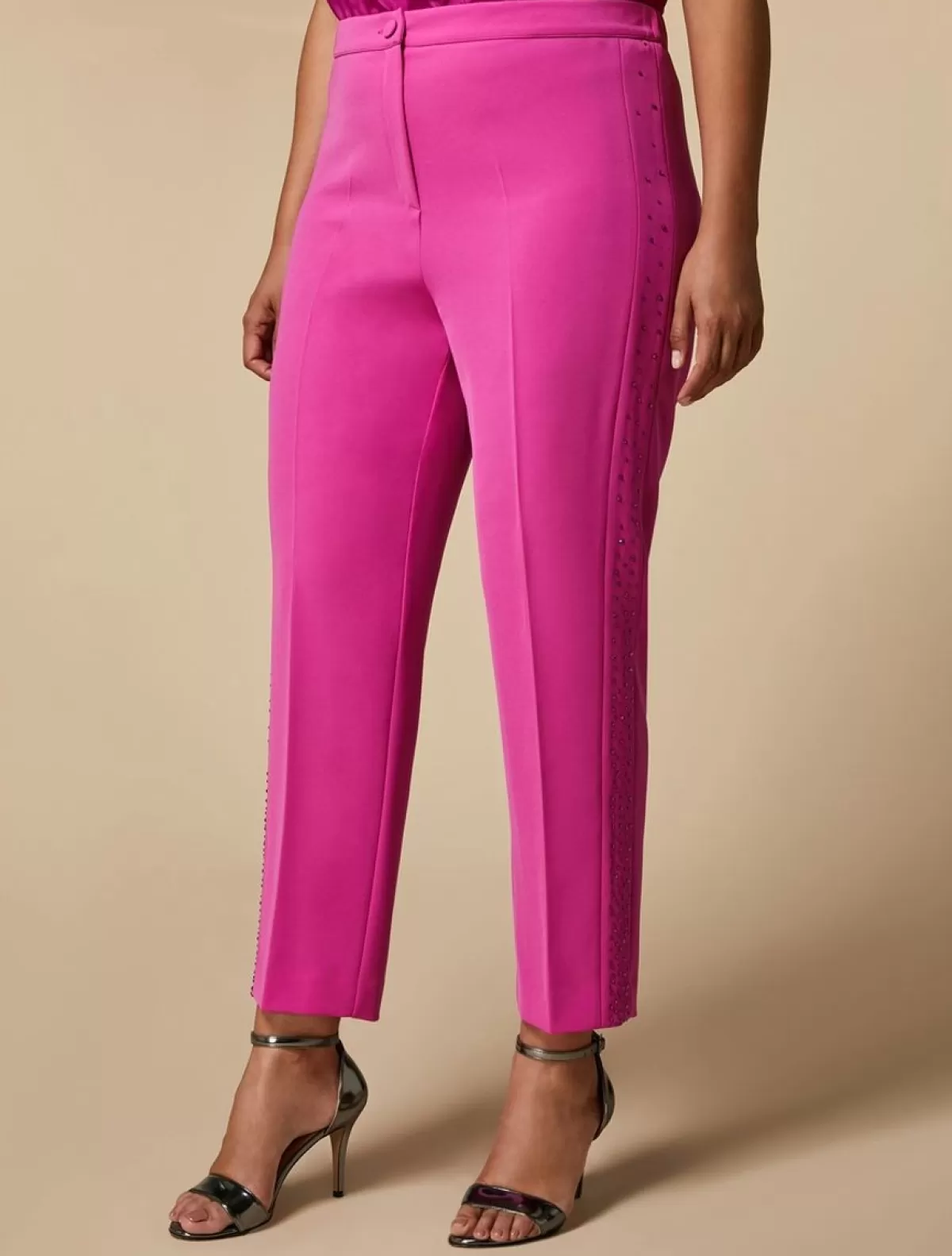 Pantalon En Cady Stretch<Marina Rinaldi Flash Sale