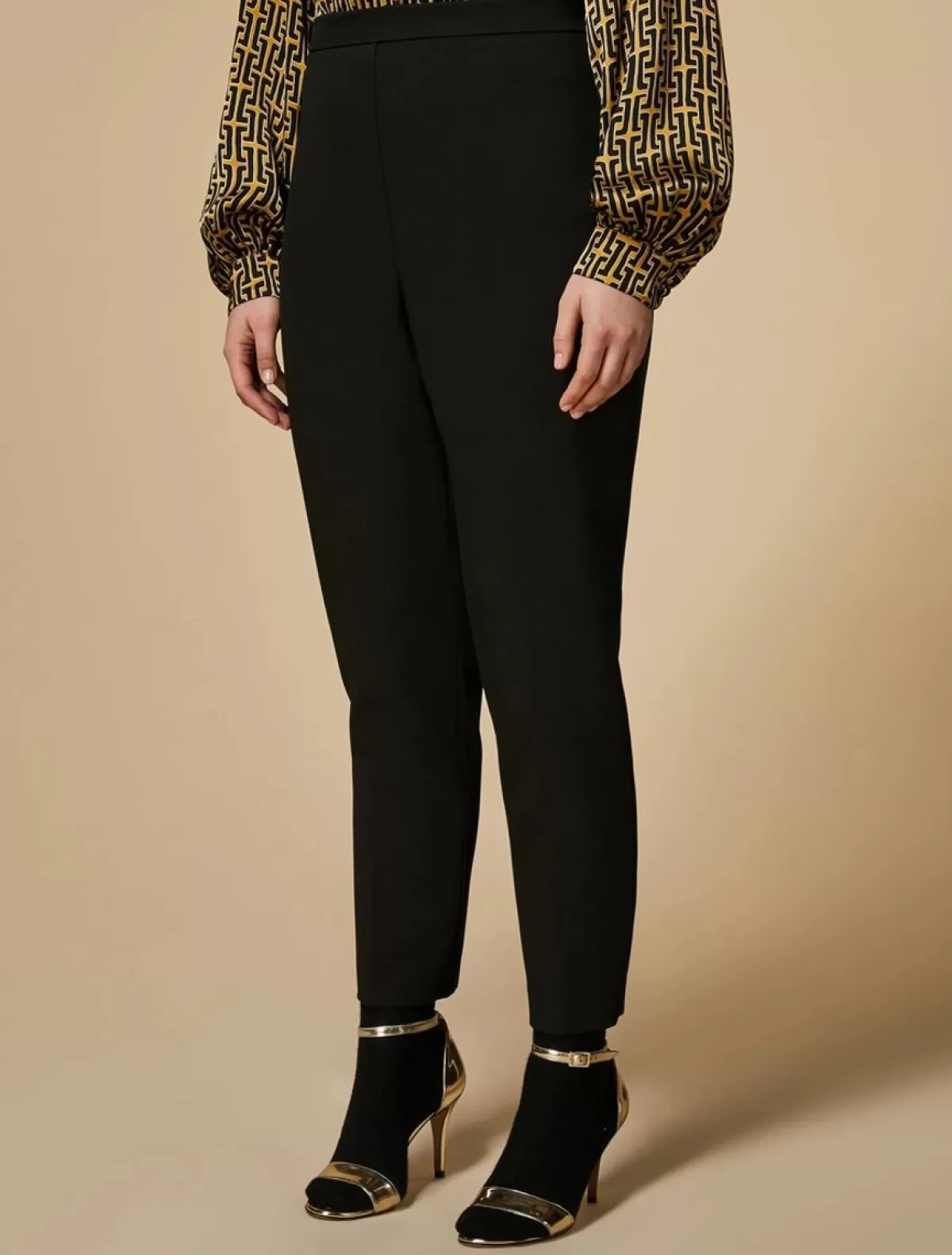 Pantalon En Crepe Stretch<Marina Rinaldi Sale