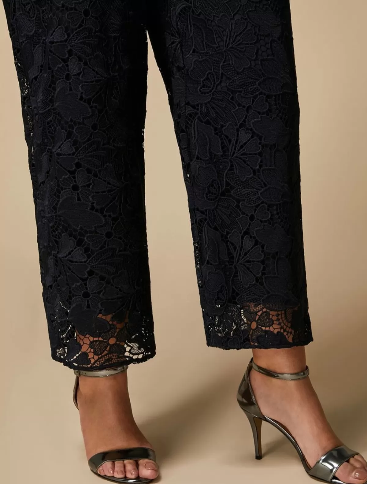 Pantalon En Dentelle Macrame<Marina Rinaldi Hot