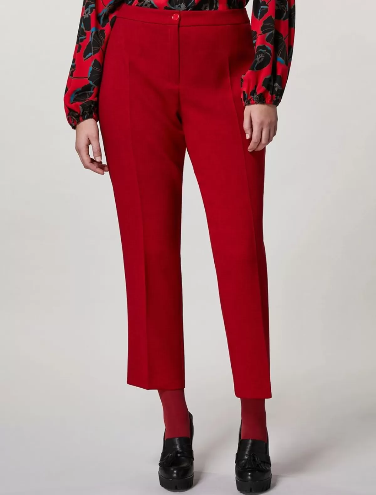 Pantalon En Double Toile<Marina Rinaldi Online