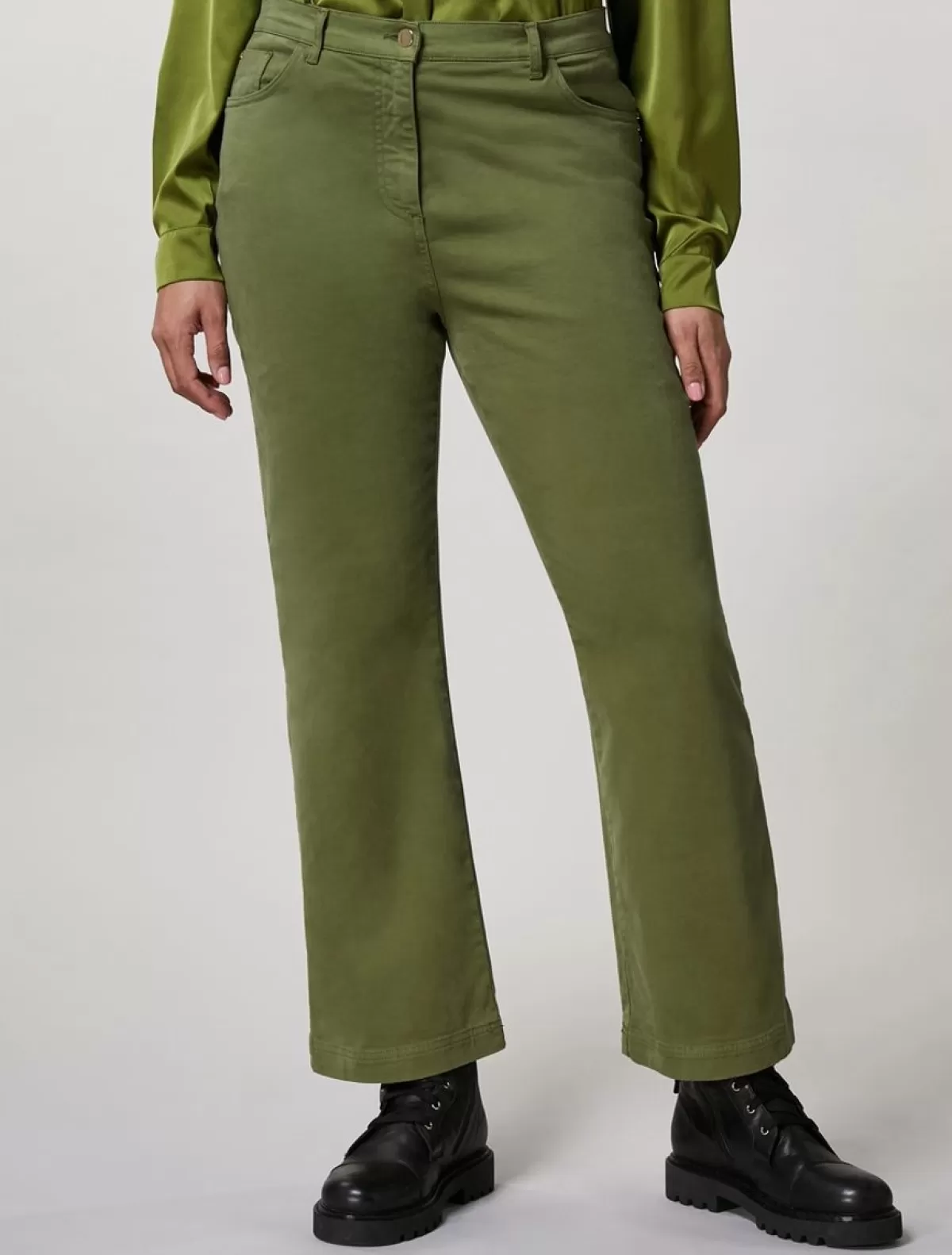 Pantalon En Gabardine<Marina Rinaldi Fashion