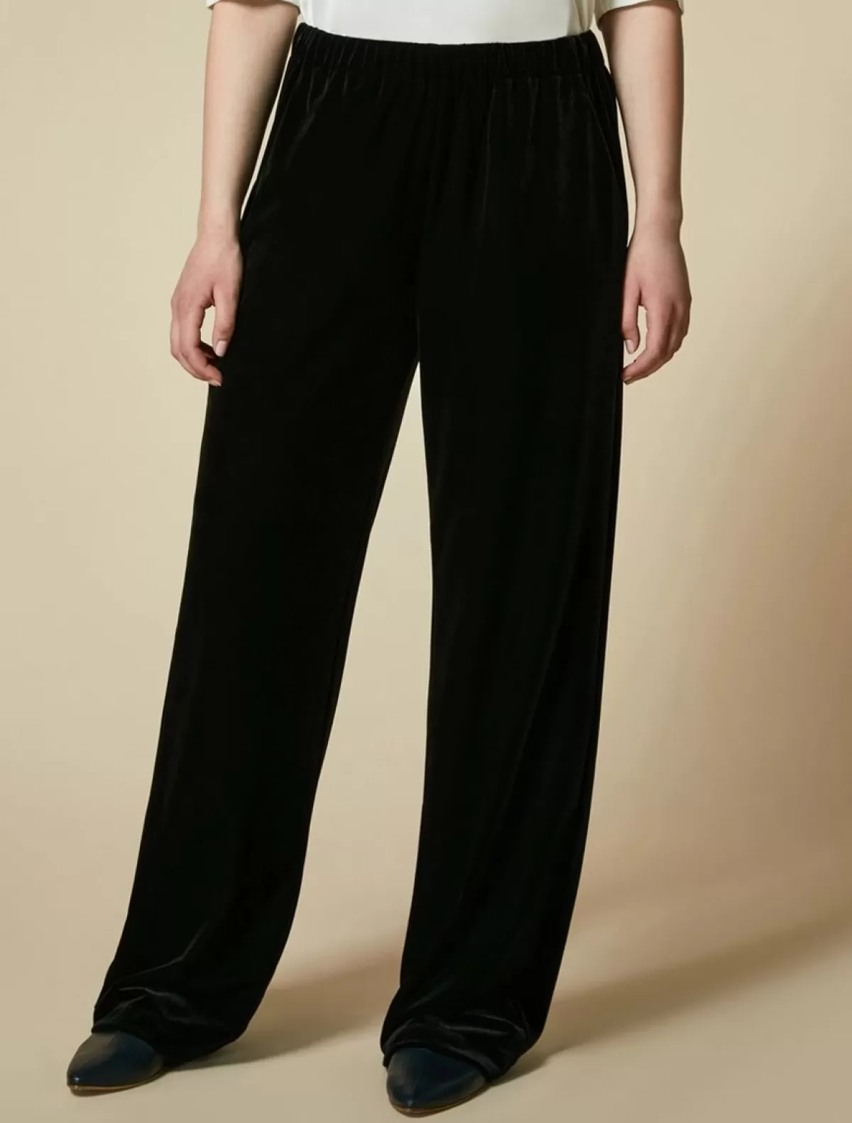 Pantalon En Jersey De Velours<Marina Rinaldi Clearance