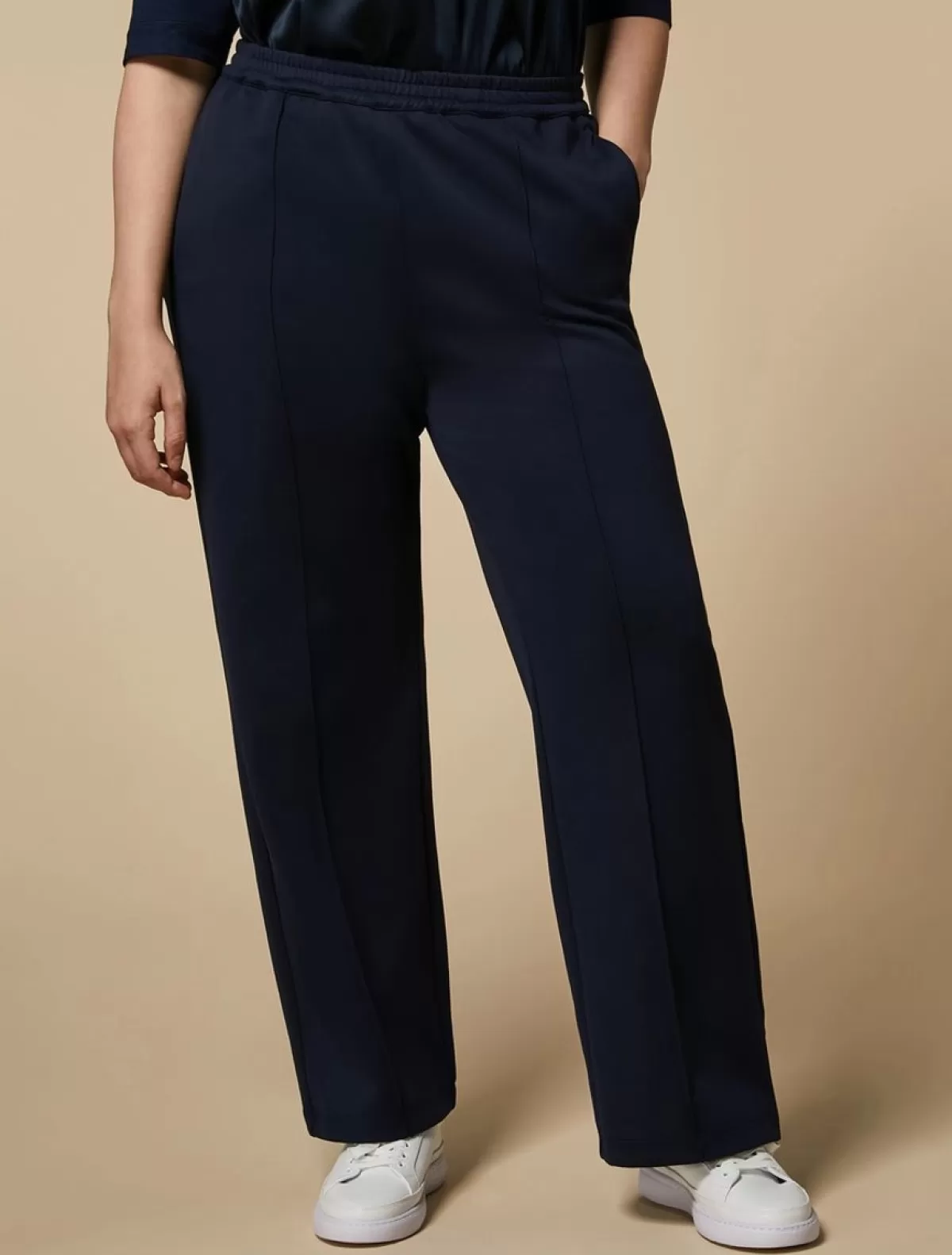 Pantalon En Jersey Double<Marina Rinaldi Hot