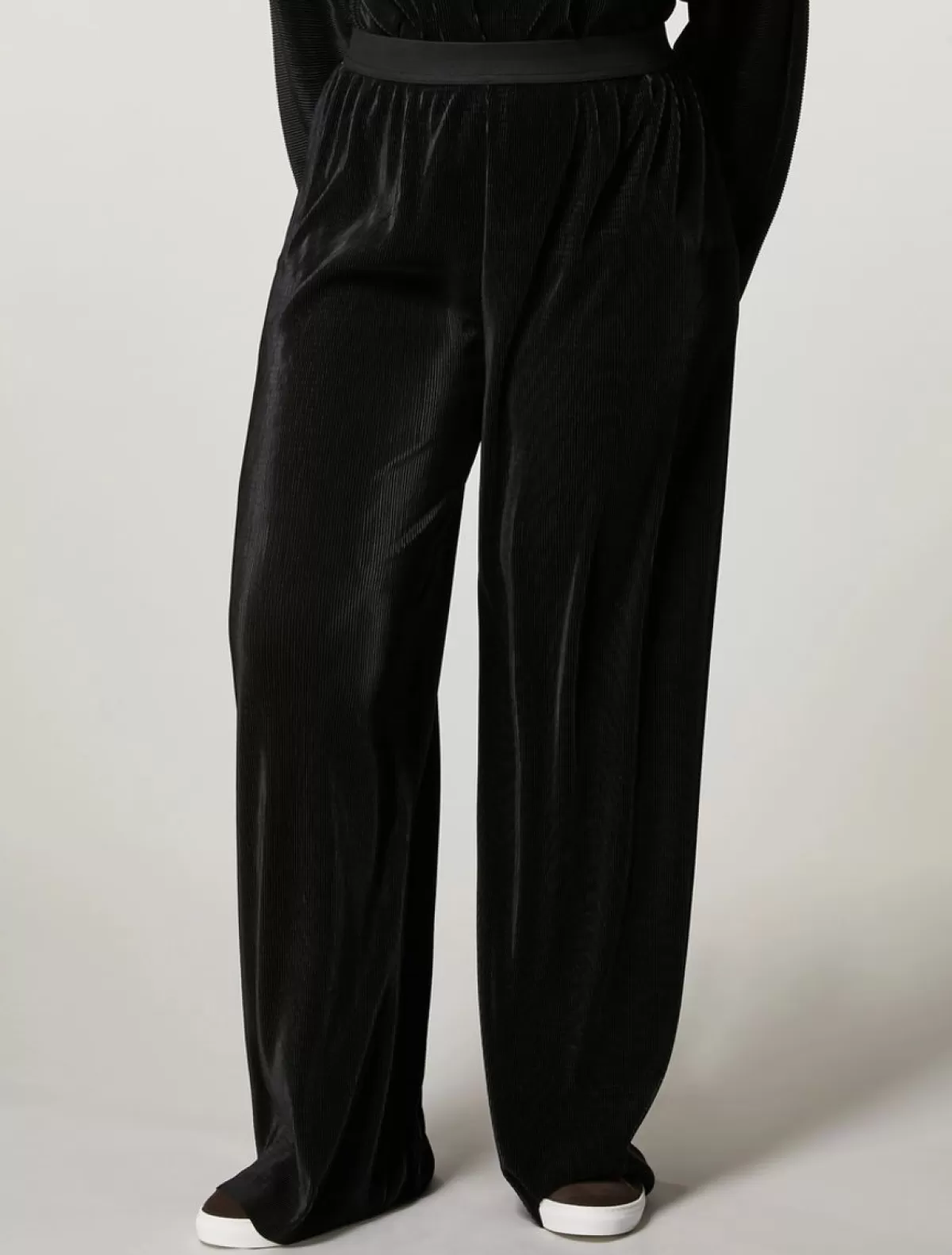 Pantalon En Jersey Plisse<Marina Rinaldi Hot