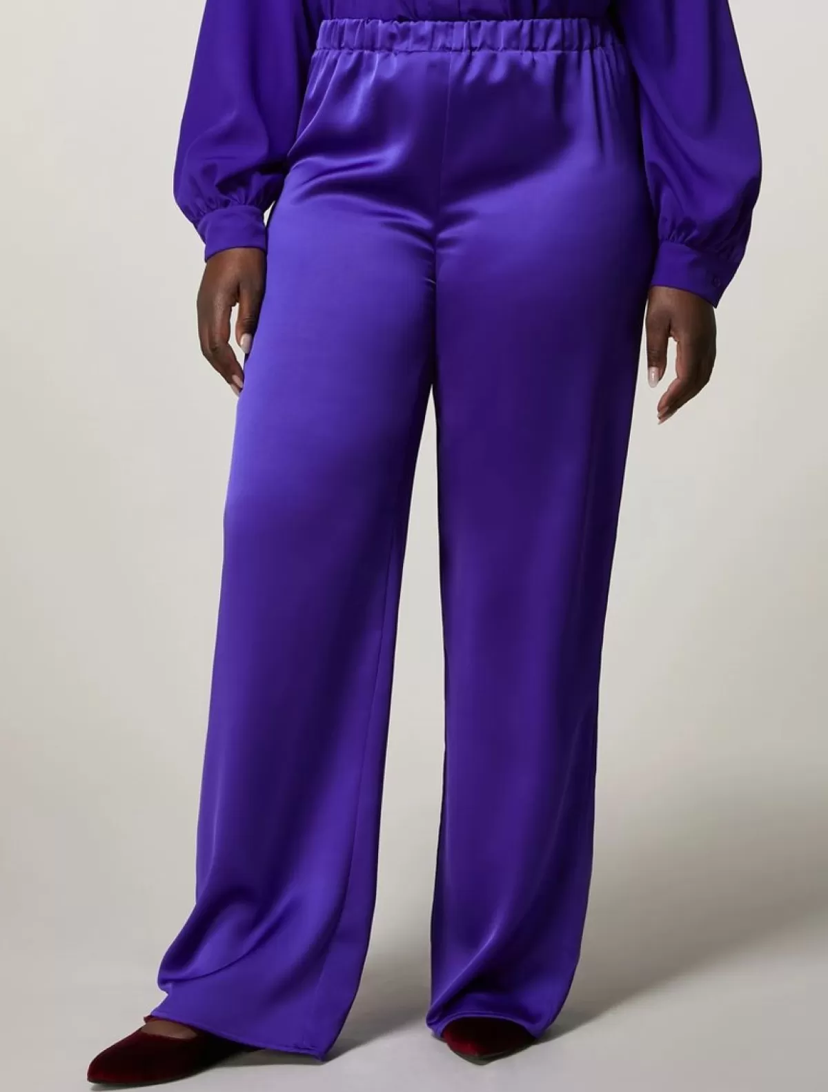 Pantalon En Satin<Marina Rinaldi Flash Sale