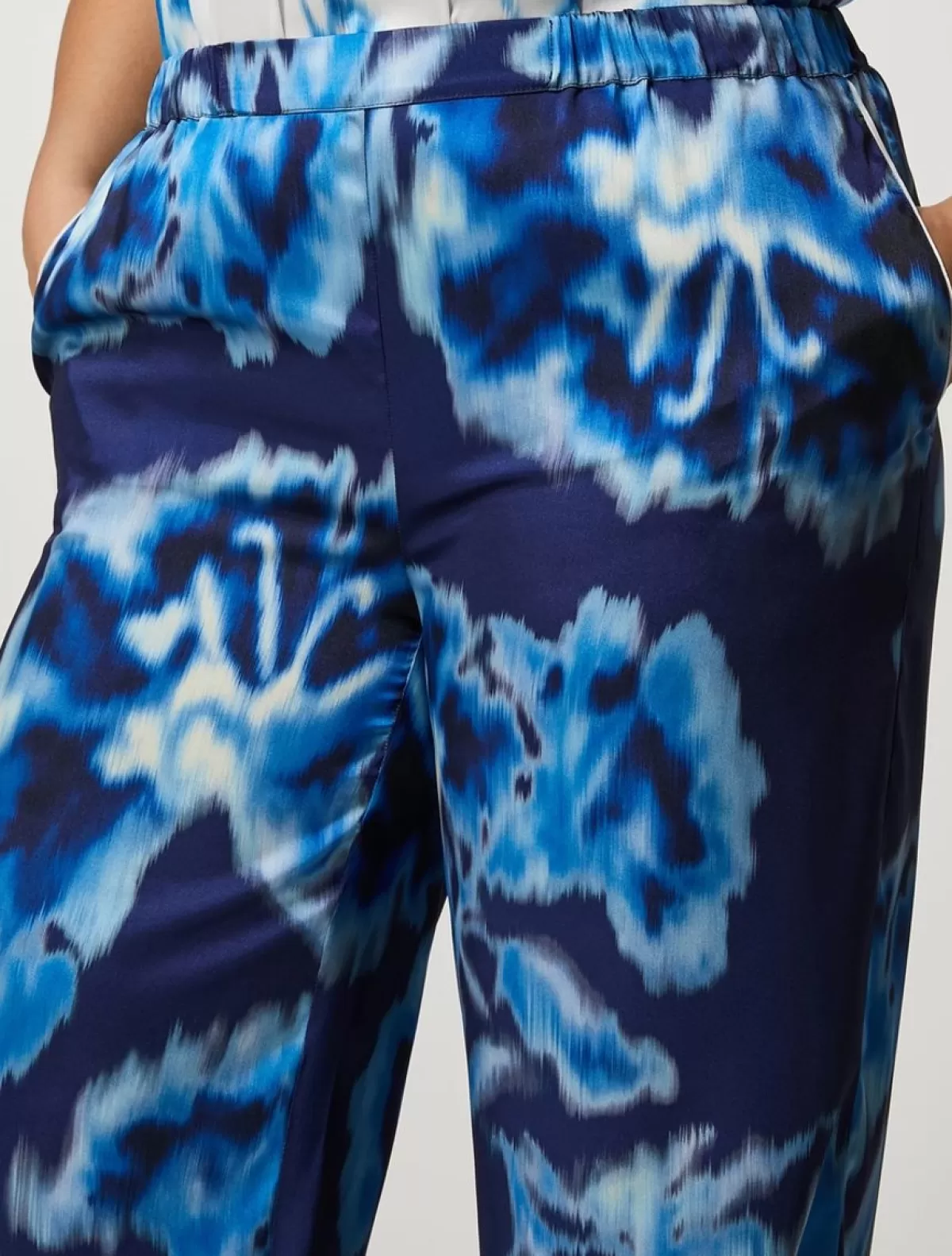 Pantalon En Tissu Technique<Marina Rinaldi Flash Sale