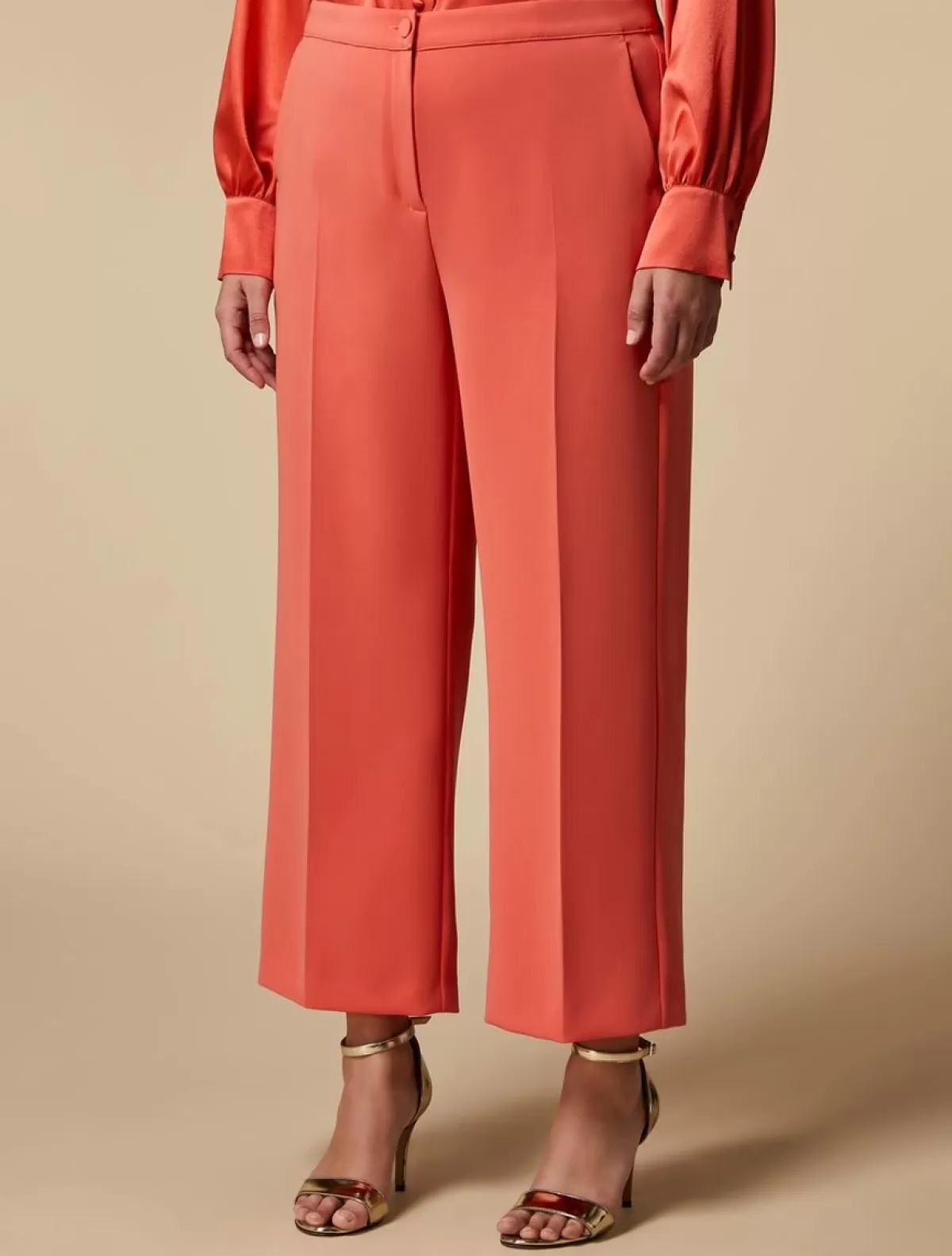 Pantalon En Triacetate<Marina Rinaldi Discount