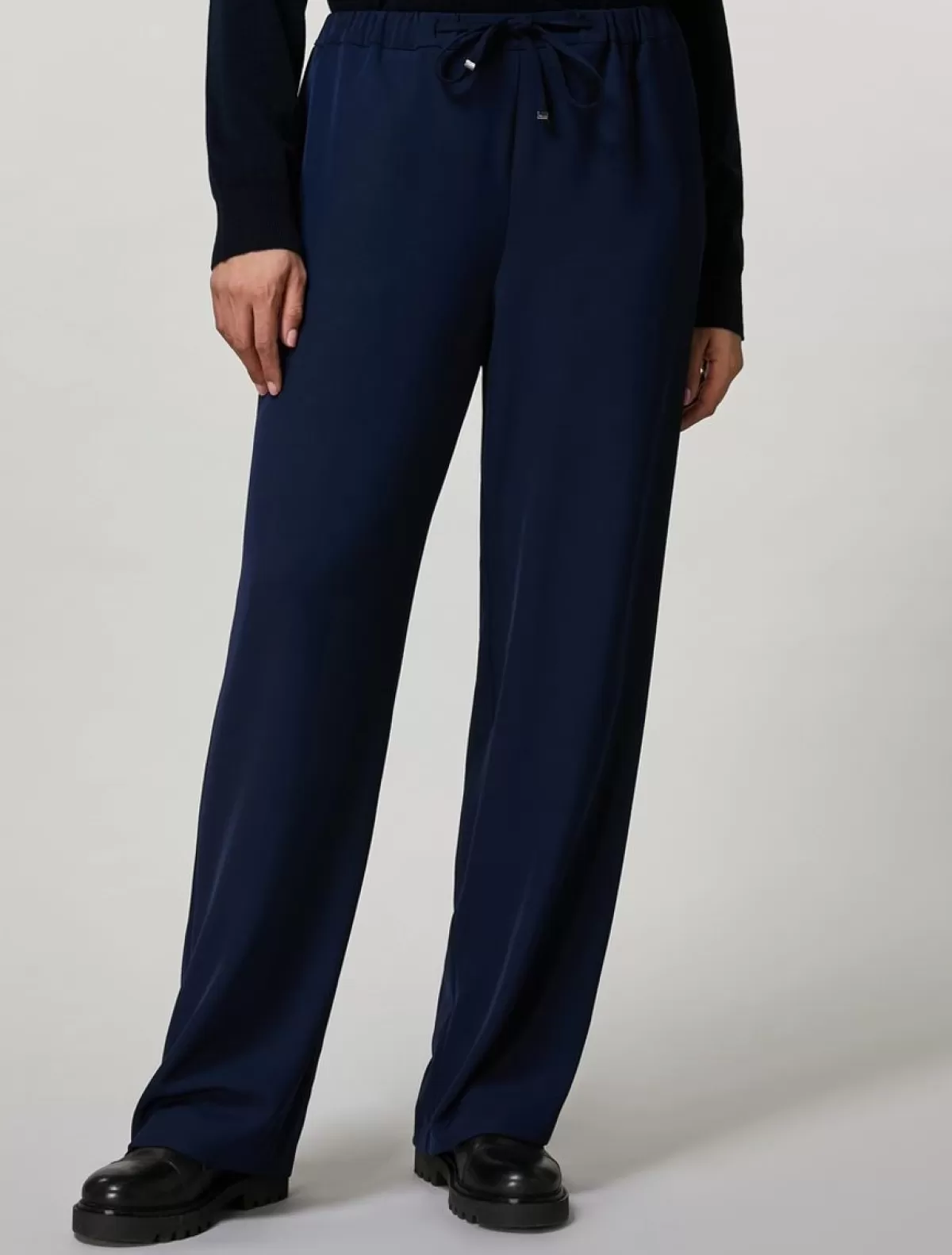 Pantalon Fluide En Cady Stretch<Marina Rinaldi Online