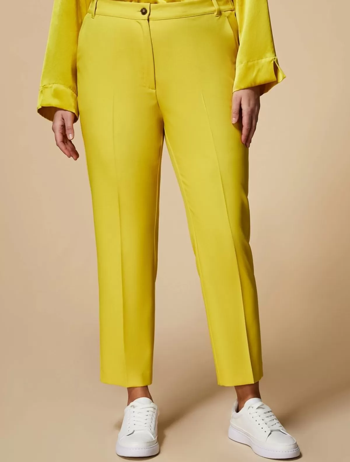 Pantalon Fluide En Gabardine<Marina Rinaldi Sale