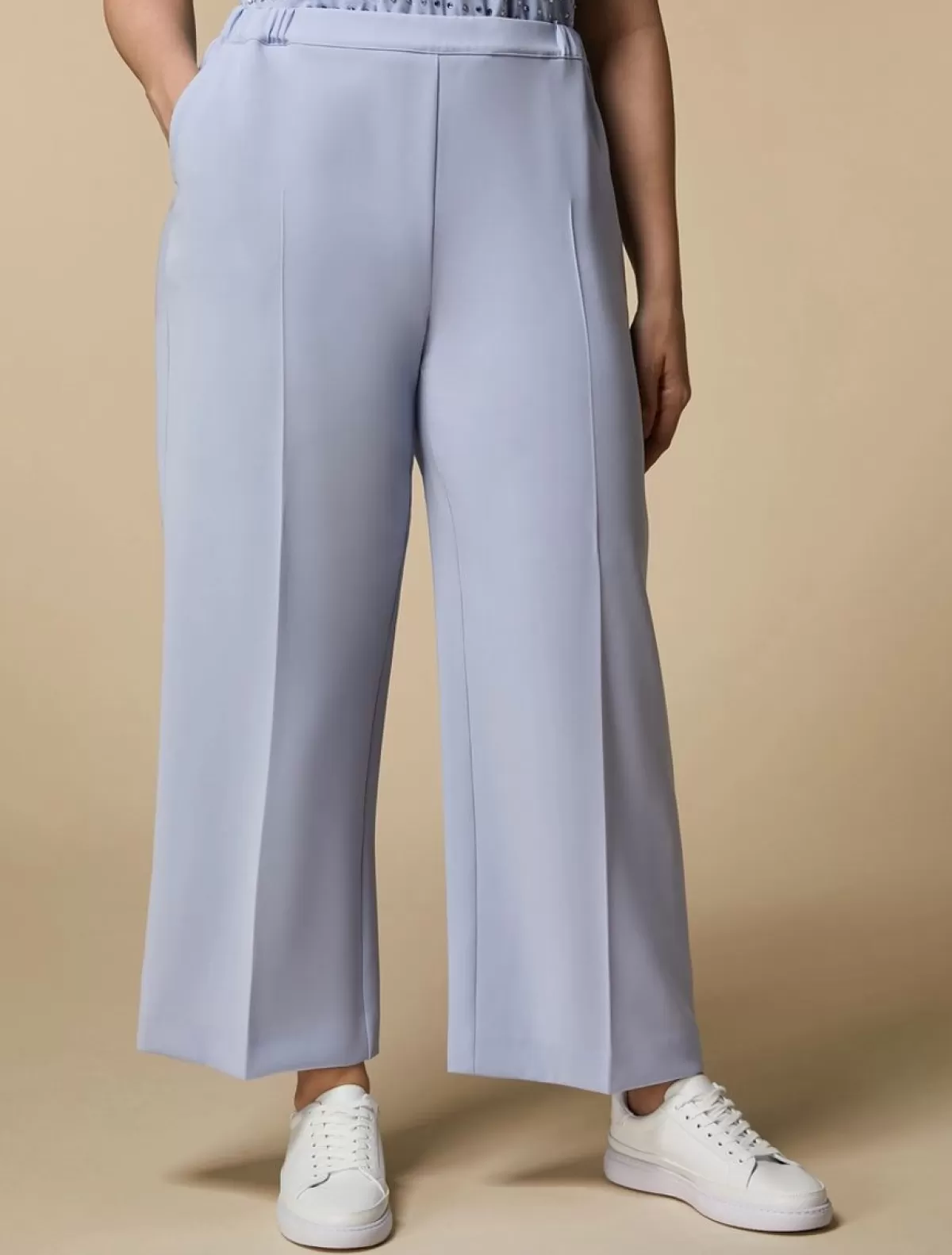 Pantalon Large En Cady De Triacetate<Marina Rinaldi New