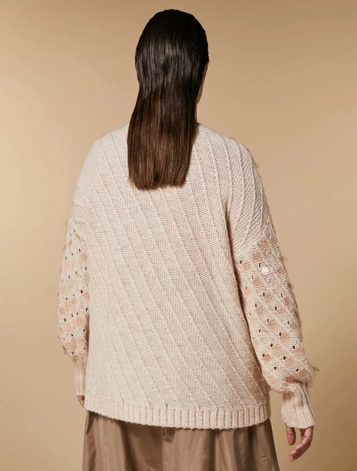 Pull En Alpaga Melange A Sequins<Marina Rinaldi Shop