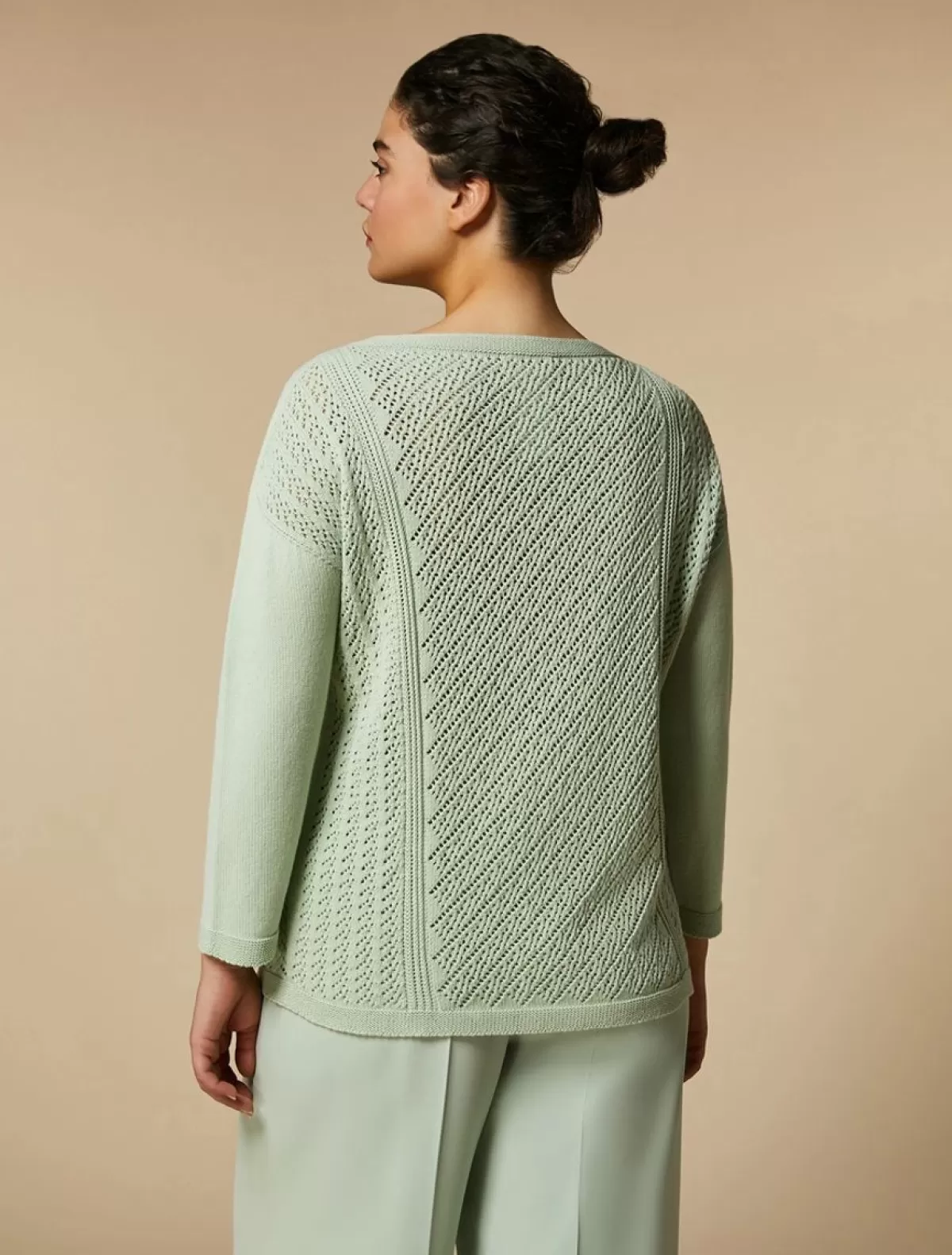 Pull En Coton Sans Couture<Marina Rinaldi Clearance