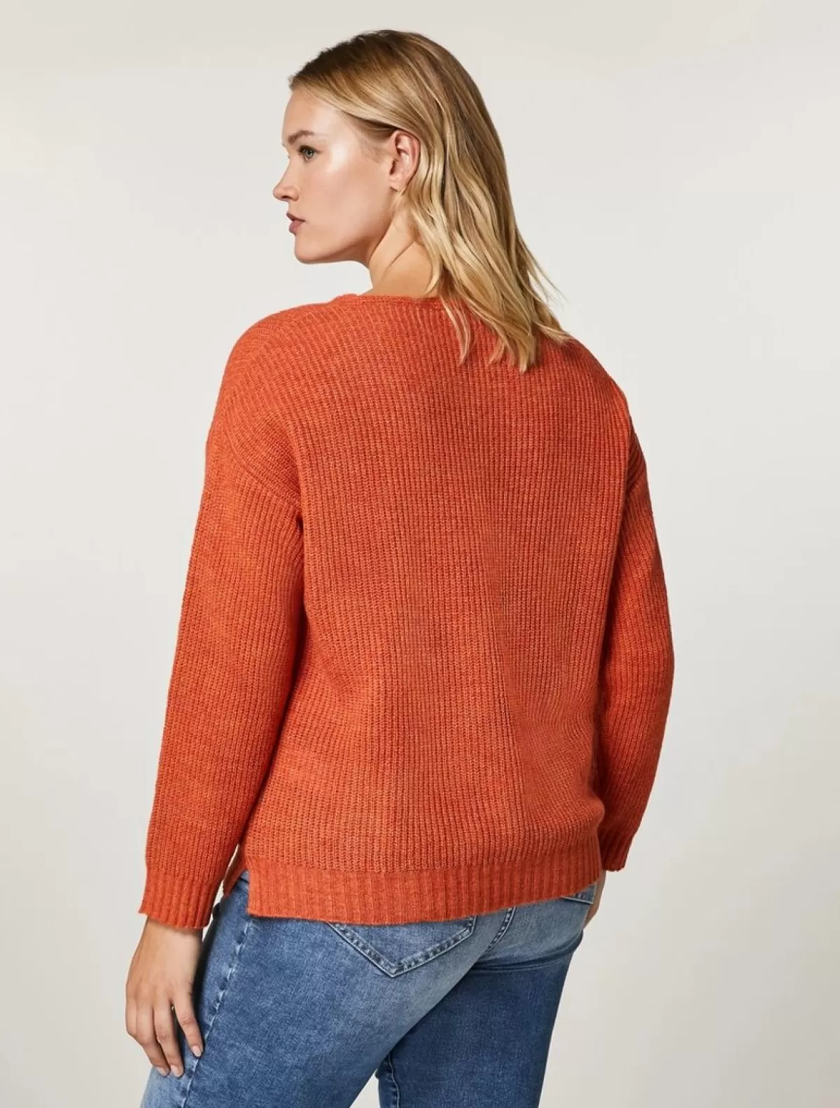 Pull En Laine Melangee<Marina Rinaldi Fashion