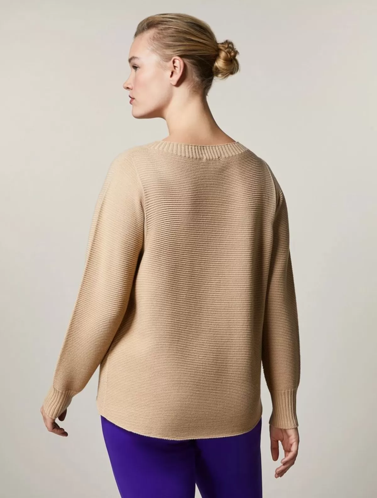 Pull En Laine Merinos Melangee<Marina Rinaldi Online