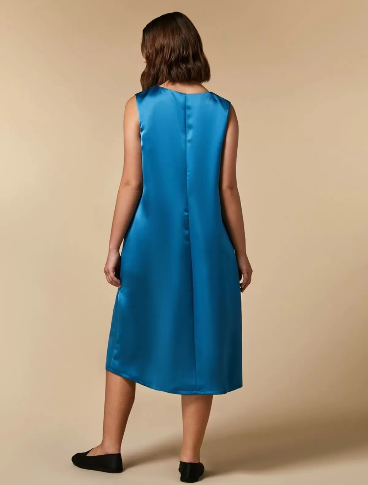 Robe En Satin<Marina Rinaldi Online