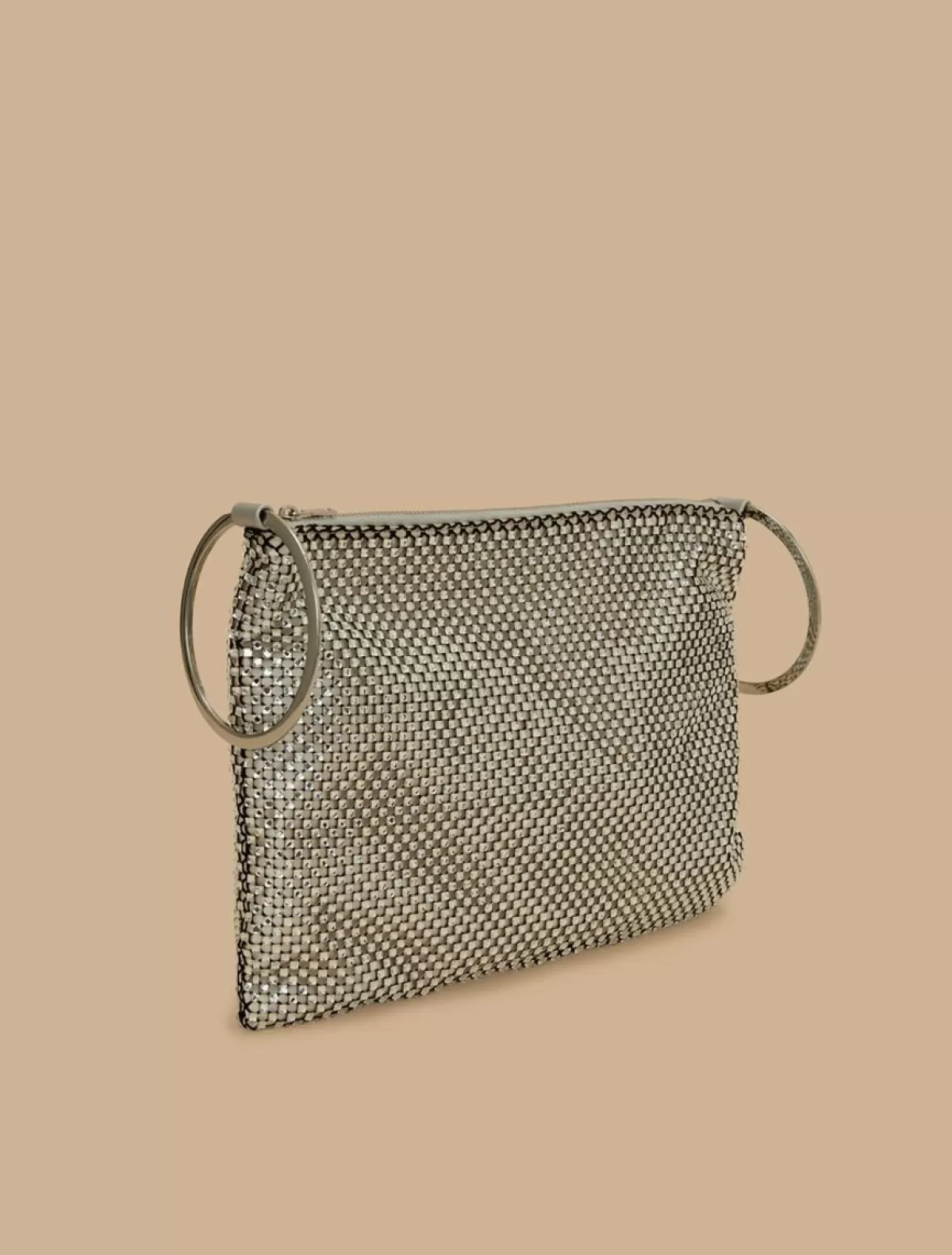 Sac En Satin Orne De Strass<Marina Rinaldi Store