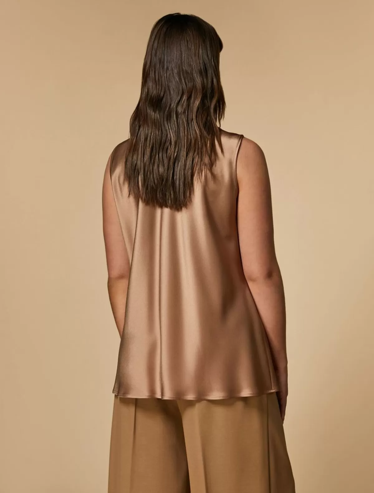 Top En Satin Envers<Marina Rinaldi Discount