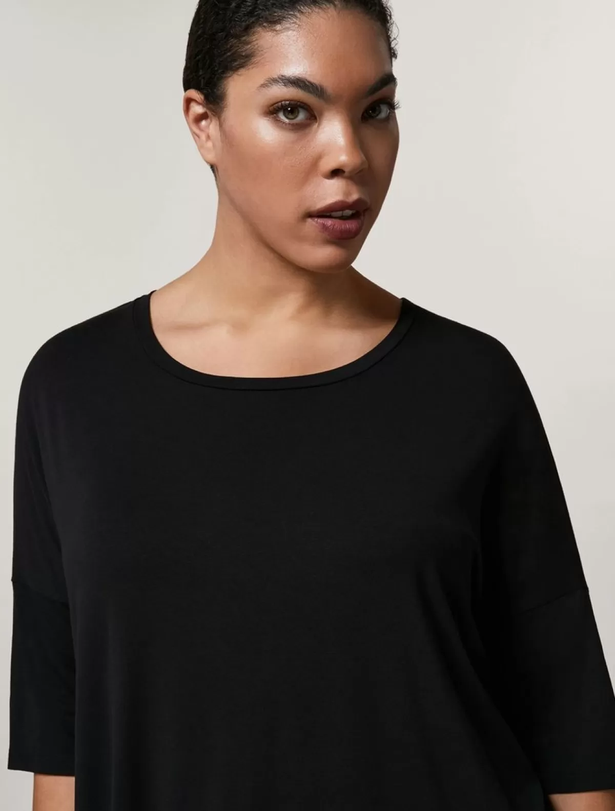 T-Shirt En Jersey De Viscose<Marina Rinaldi Cheap