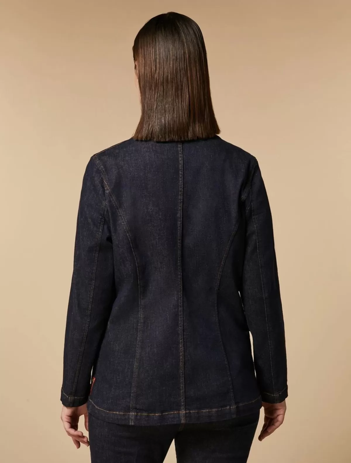 Veste Blazer En Jean<Marina Rinaldi Shop